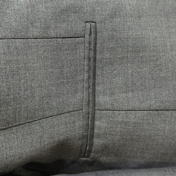 Ann Taylor Cashmere Wool Gray Suit Jacket 8P Audrey Trousers 6 Office Siren - Picture 4 of 16